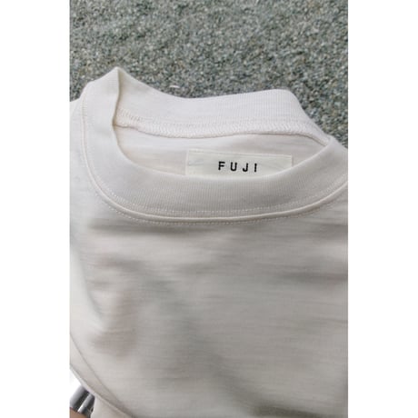 FUJI / WOOL S/S T-SHIRT *IVORY