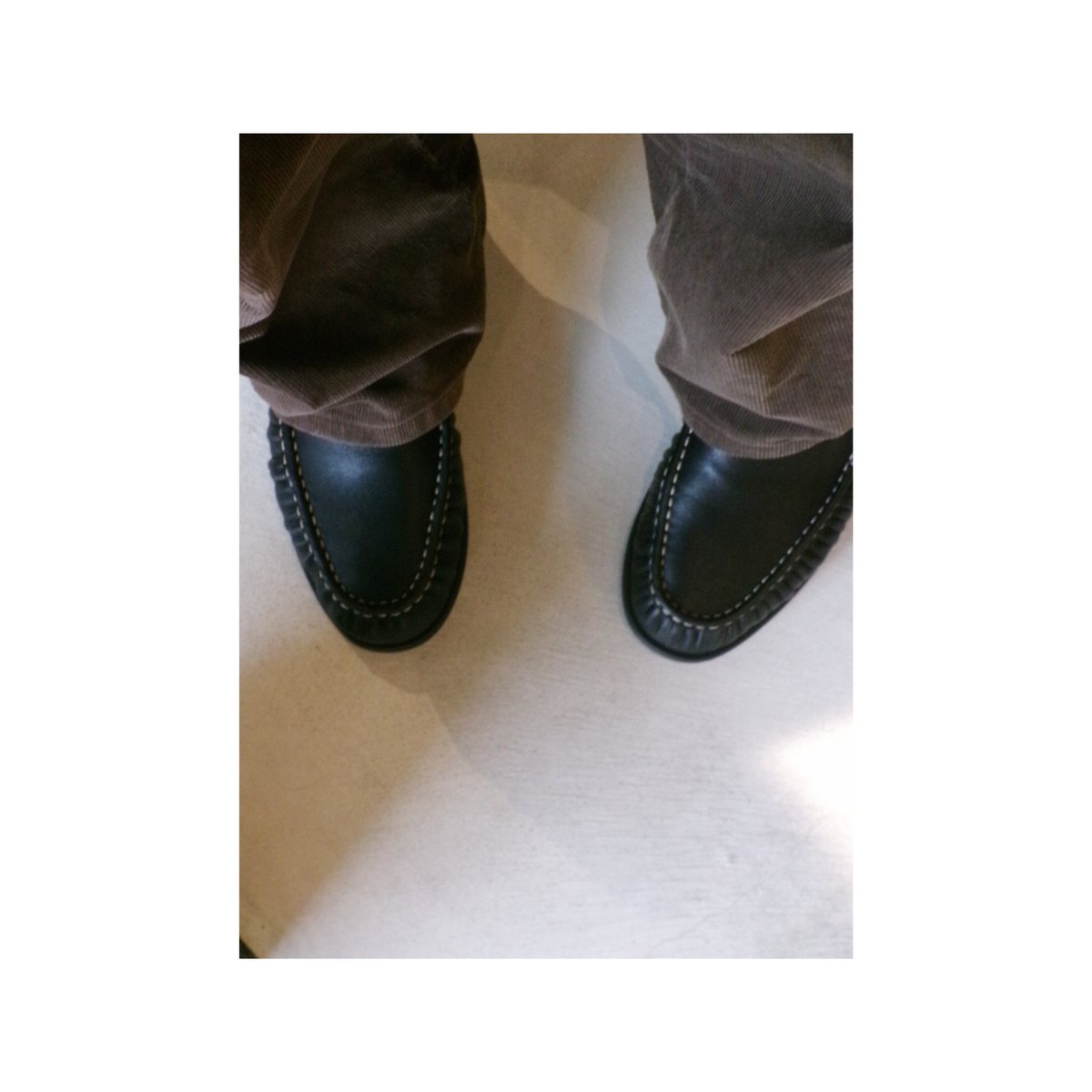 靴 FOOT INDUSTRY: LOAFER FOOT INDUSTRY / LOAFER *ANTHRACITE (BLACK) | AVET
