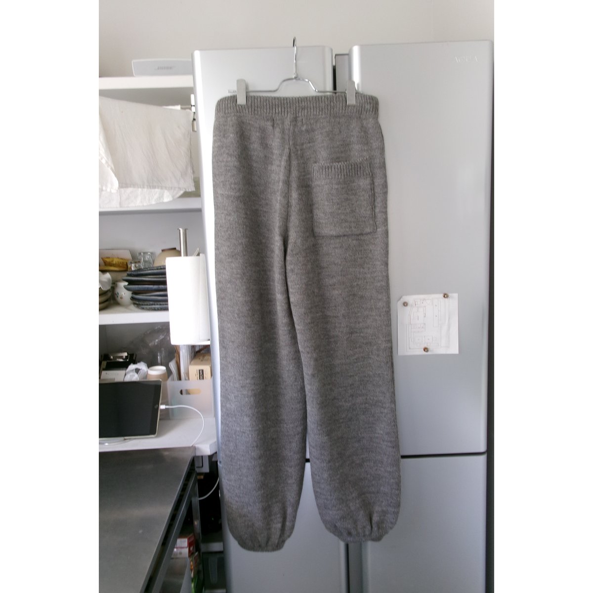 TOZAOU / Award Knit Pants *Gray | AVET