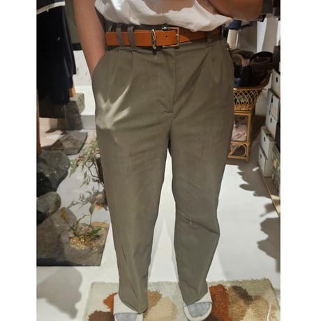 ABELIA EDWARD GOUCHA / CLASSIC LEATHER BELT *BROWN