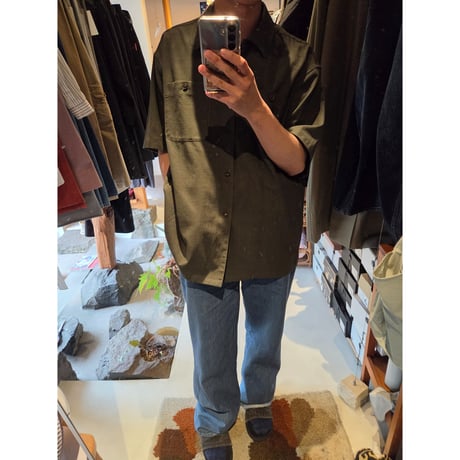 YOKO SAKAMOTO / UTILITY S/S SHIRT *OLIVE