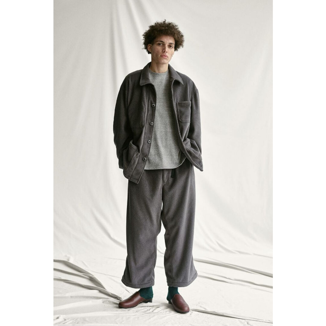 Yoko Sakamoto グレー カバーオール　ポーラテックフリース YOKO SAKAMOTO / ALPINE WORKS JACKET *CHARCOAL G