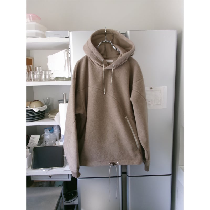 ABELIA EDWARD GOUCHA / FRACTURE HOODIE *BEIGE |