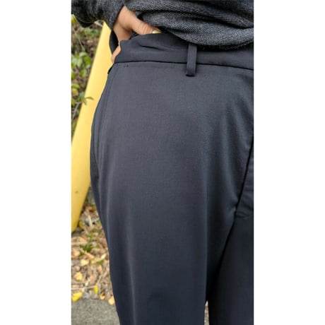 YOKO SAKAMOTO / SUIT BAGGY TROUSERS *BLACK