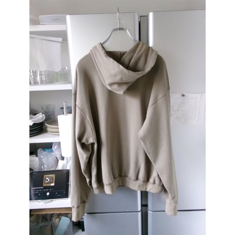 ABELIA EDWARD GOUCHA / CLASSIC ZIP HOODIE *BEIGE