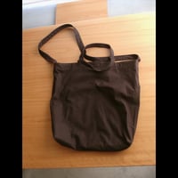 YOKO SAKAMOTO / LEATHER RESEARCHER BAG - LARGE *BROWN-NU