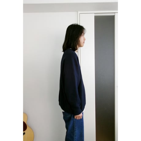 FUJI (side A) / CREW NECK SWEAT *NAVY
