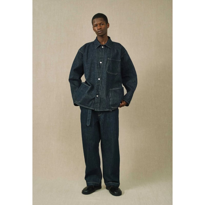 YOKO SAKAMOTO / BELTED TROUSERS *INDIGO(ONE WA