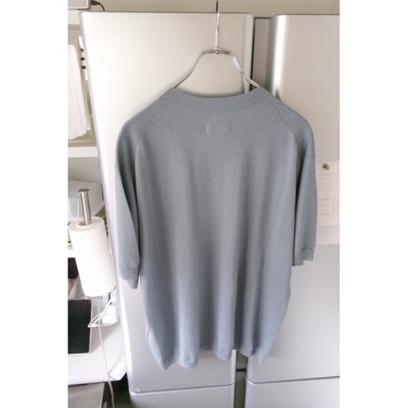 FUJI / SILK CASHMERE S/S KNIT *BLUE