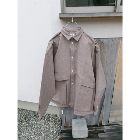 NO ROLL / HWR WOOL WEATHER SHIRT *BEIGE