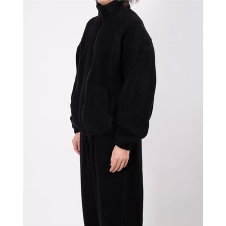 UNIVERSAL PRODUCTS / WOOL FLEECE DERBY JACKET *BLACK