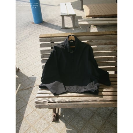 Blanc YM / Ripstop Nylon Track JKT *BLACK
