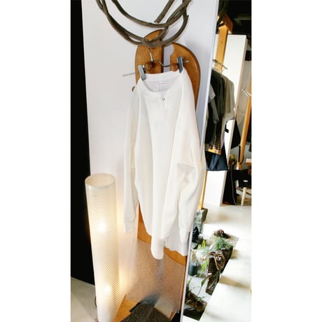 OLD FOLK HOUSE /Jewelry Thermal shirt *White
