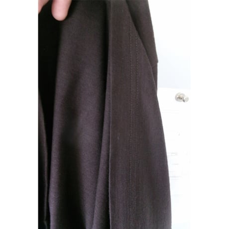FUJI / WOOL S/S T-SHIRT *BROWN