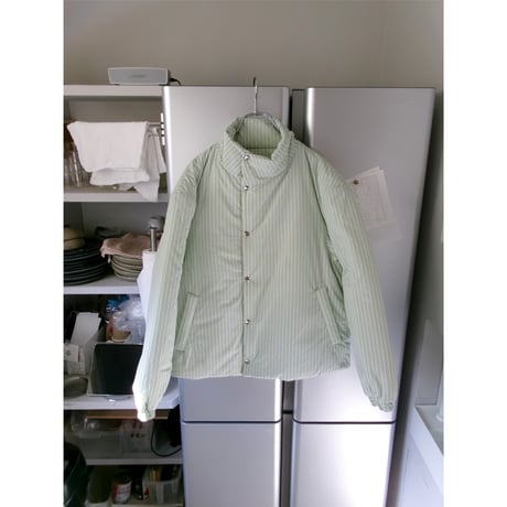 FUJI(for ladies) / COTTON STRIPE PADET JACKET *GREEN STRIPE