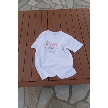 [別注] TOZAOU for AVET / Guidance Tee *white