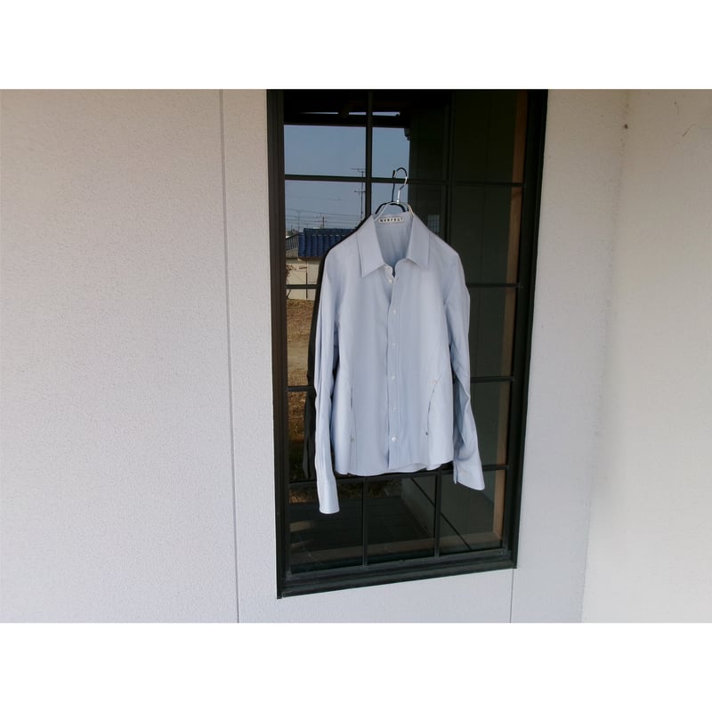 NVRFRGT / PANELLED LONG SLEEVE SHIRT *SAX | AVET