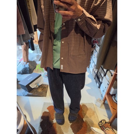 NO ROLL / NORMAL PANAMA SHIRT *PANAMA CHECK