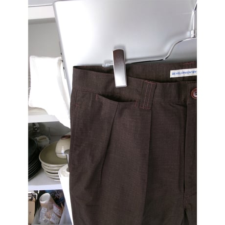 NO ROLL / THICKWALK N.WEATHER PANTS *DARKEST BROWN