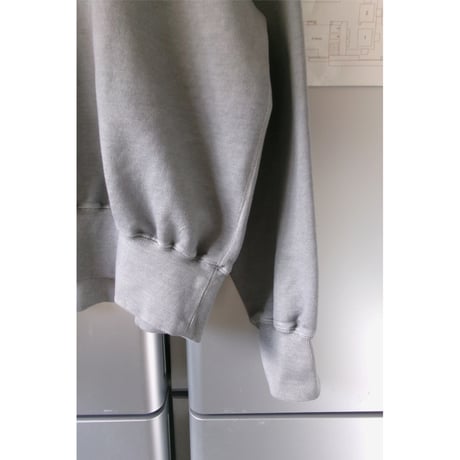 Rich I / HALF ZIP COLLAR SWEAT *BLACK