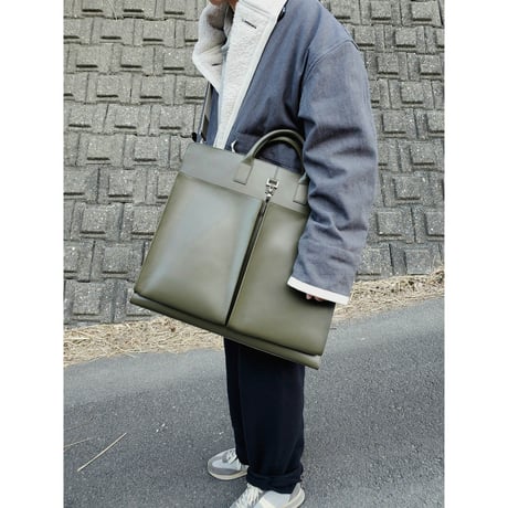 Rich I / RECTANGLE [LEATER HELMET BAG]