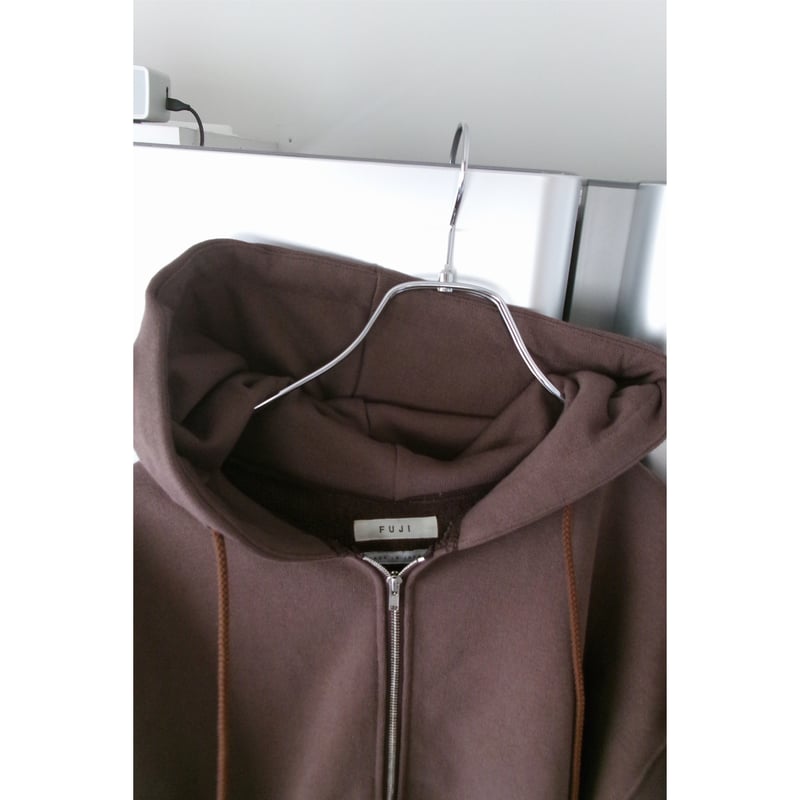 新品未使用 FUJI コットン ジップアップ フーディー ブラウン size5 FUJI / COTTON ZIP UP HOODIE *BROWN | AVET