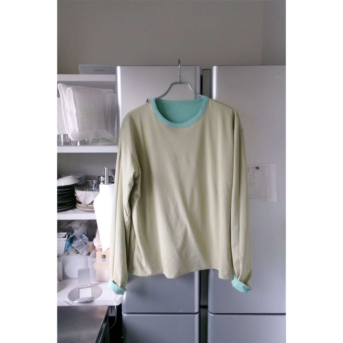 トップス old folk house Reversible Long-Sleeve OLD FOLK HOUSE / Reversible Long-Sleeve * Mint