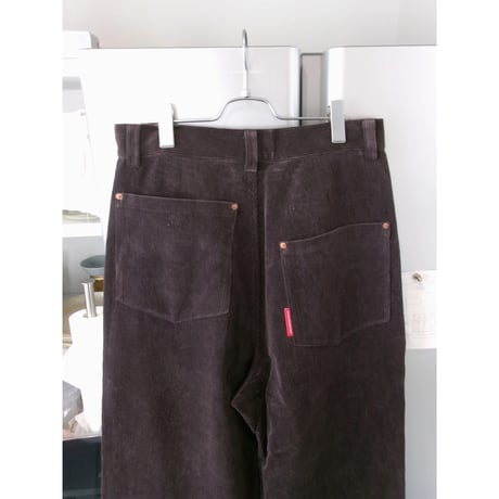 ABELIA EDWARD GOUCHA / ECHO PANTS CORDUROY *BROWN