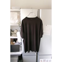 FUJI / WOOL S/S T-SHIRT *BROWN