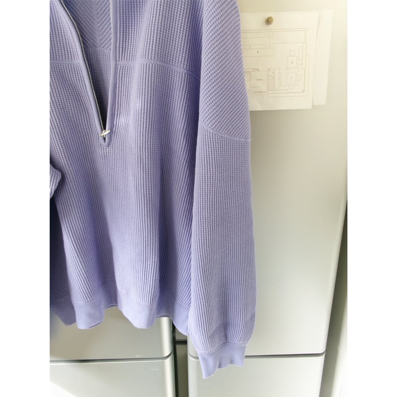 UNIVERSAL PRODUCTS / WAFFLE FOOTBALL HALF ZIP S