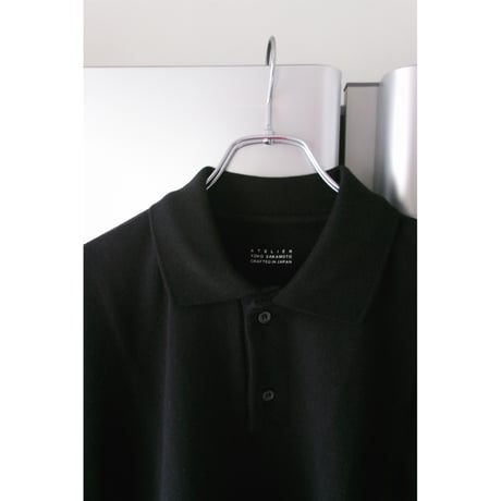 YOKO SAKAMOTO / BOX TUBE POLO *BLACK