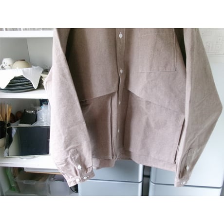 NO ROLL / HWR WOOL WEATHER SHIRT *BEIGE