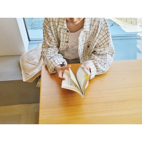 TOZAOU for AVET / Denim Miton Tote *cream