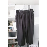 Blanc YM / Linen Silk Oversize Pants *BLACK