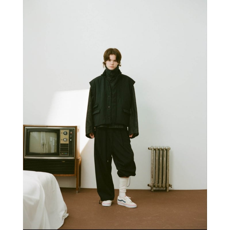 Blanc YM / Ripstop Wide Pants *Gold | AVET