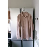 OLD FOLK HOUSE / Lounge Shirt *Brown & Purple (Lamé)