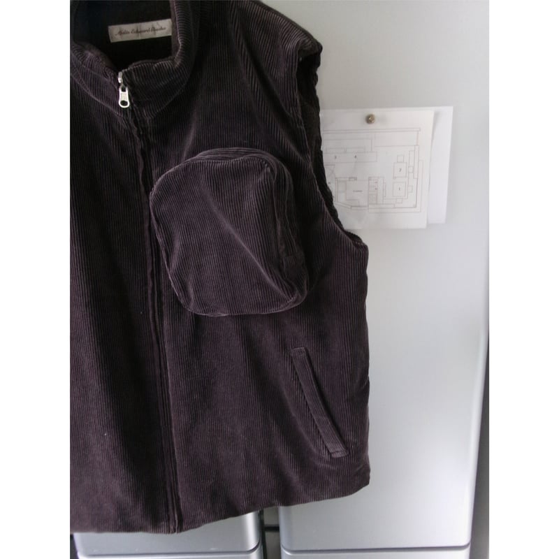 ABELIA EDWARD GOUCHA / MINIBAG VEST CORDUROY *B