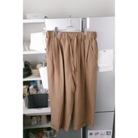 Blanc YM / Linen Silk Oversize Pants *BEIGE