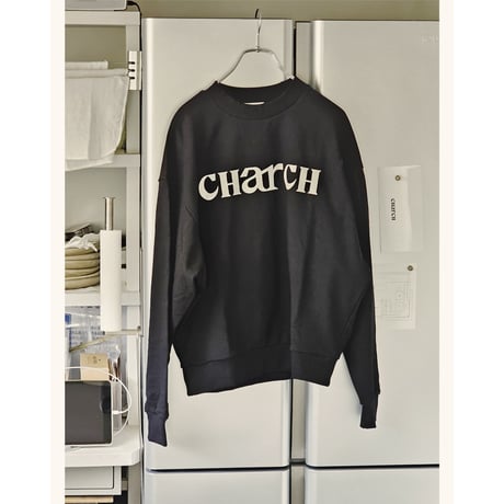 CHARCH /  ICON LOGO REGULAR SWEAT TRAINER *BLACK