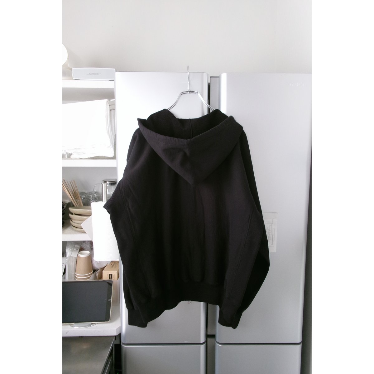 YOKO SAKAMOTO ATHLETIC HOODIE サイズM 25SS Yoko Sakamoto Athletic Hoodie, Heather Gray – Glasswing
