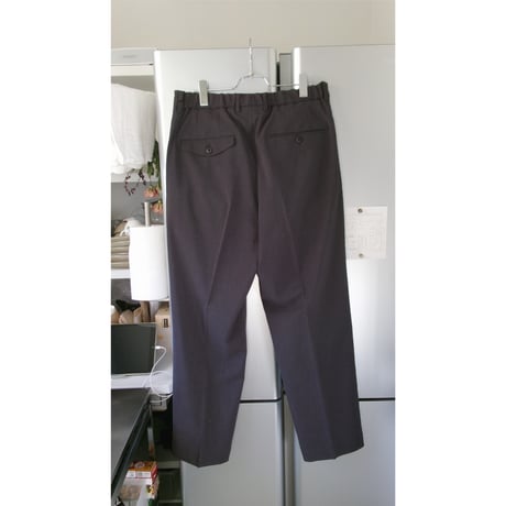 YOKO SAKAMOTO / DOUBLE PLEATED TROUSERS *CHARCOAL GRAY