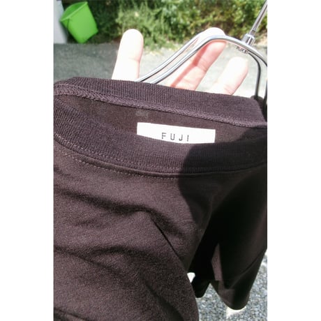 FUJI / WOOL S/S T-SHIRT *BROWN