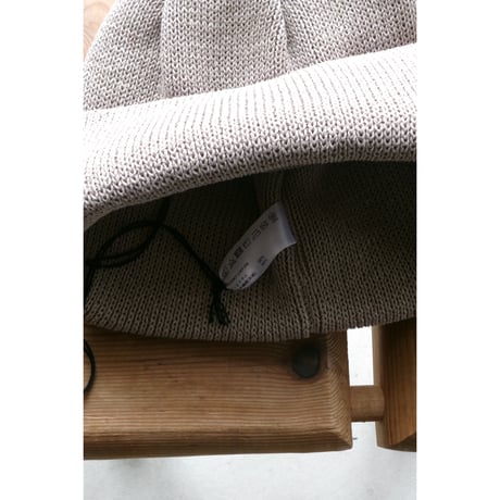 YOKO SAKAMOTO / YS-KNIT-CAP-PA KNIT BIG WATCH(PAPER )CAP　*BEIGE