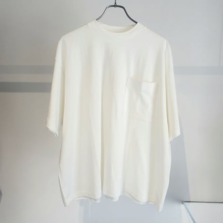 INTERIM /  HYPER BIG AME-KAJI POCKET TEE  OFF WHITE