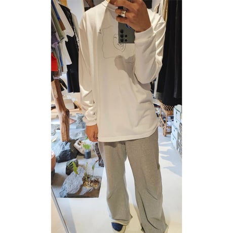 TOZAOU / View Long Sleeve *white