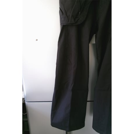 NVRFRGT / DETACHABLE UTILITY CURVED LEG PANTS *BLACK
