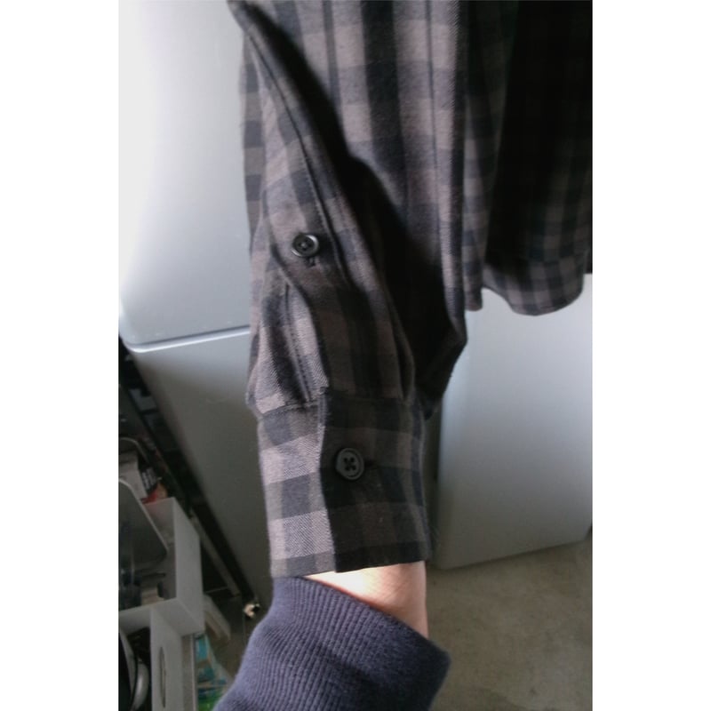 Blanc YM / Silk Plaid Skipper Shirts *Black | A