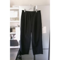 Blanc YM / NYLON SPINDLE PANTS *Black