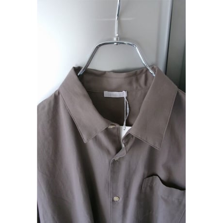 Blanc YM / Soft Oxford Half Shirts *Beige