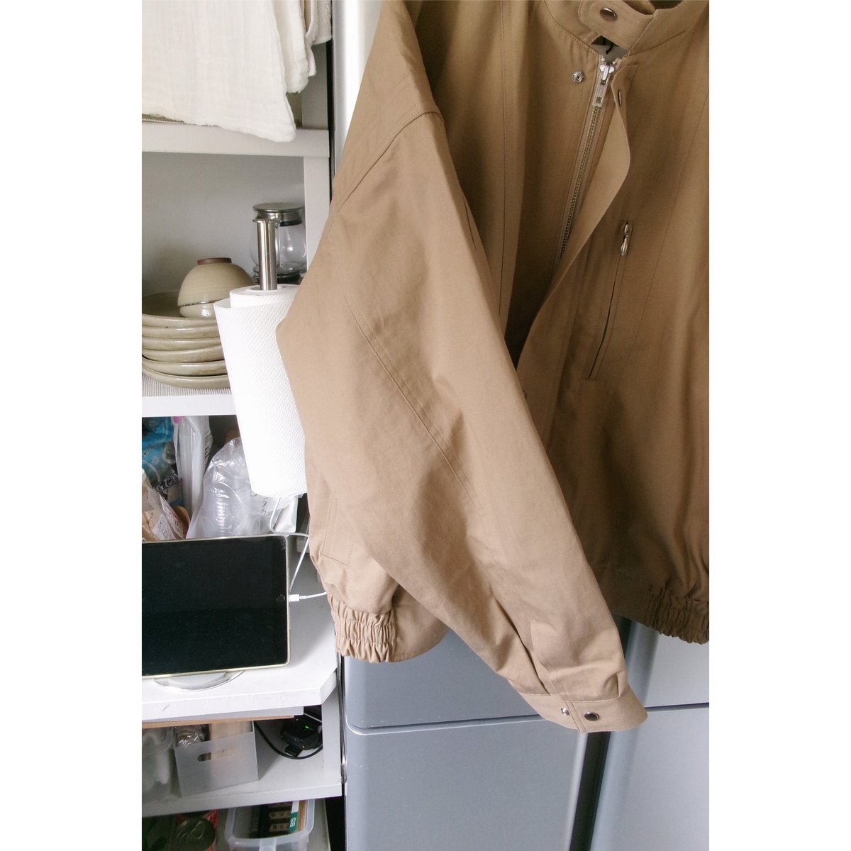 ABELIA EDWARD GOUCHA / CLEANMAN JACKET *BEIGE